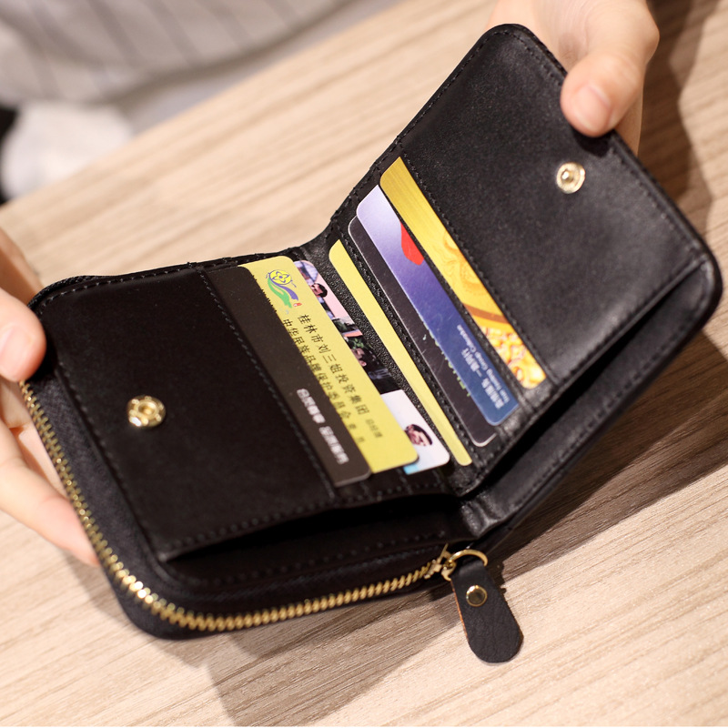 Leather Wallet Boho Card Holder Minimalist Wallet Travel Wallet for Women Bohemian Small Wallet Women