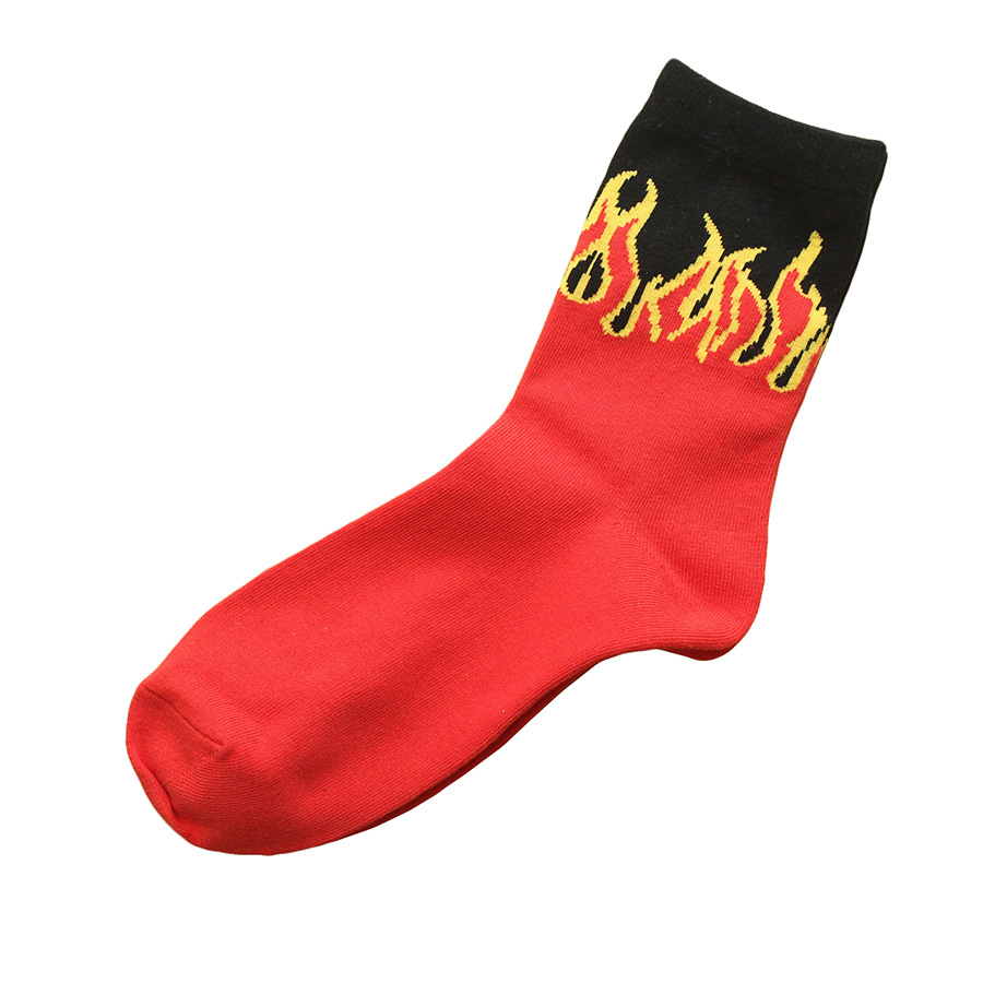 Flame Pattern Socks | Top Tier Style