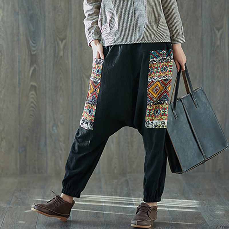 Boho Harem Pants with Statement Pockets | Top Tier Style